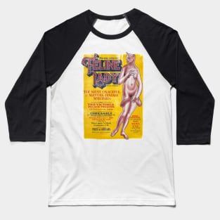 Feline Lady Baseball T-Shirt